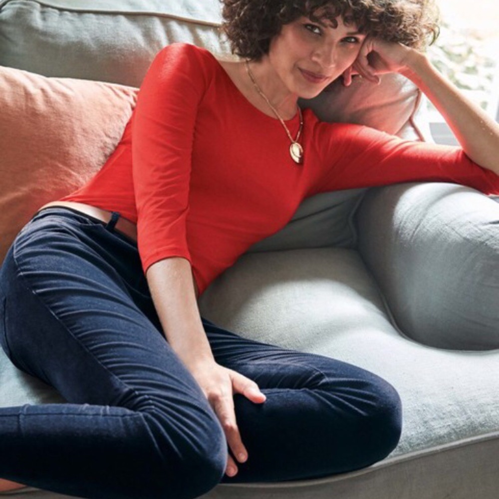 Boden Blue Velvet Soho Pants 6P